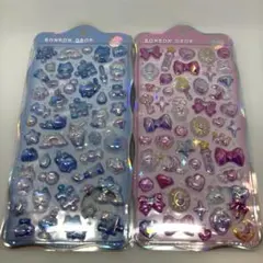 ボンボンドロップシール　オリジナル　ちゅるきら ほうせき　そらねこ