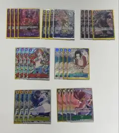 ワンピースカード ストレージボックス プロモ 全7種 各4枚セット　コンプ