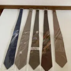 西陣織 絹100% ネクタイ 5本セット oh-17