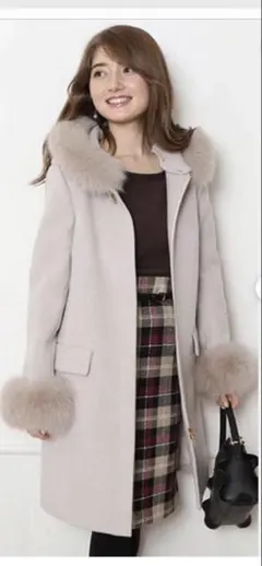 Apuweiser-riche ファー付き5wayロングコート