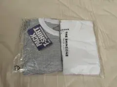 Shinzone PACK TEE 白/細目ボーダーのサムネイル