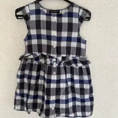 BeBe チェック柄ワンピース 110cm