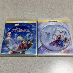 アナと雪の女王1・2 MovieNEX セット DVDのみ ケースなし
