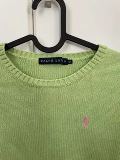 Ralph Lauren ライトグリーン コットンセーター