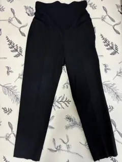 【美品】ユニクロ スマートマタニティアンクルパンツ ブラック　Mサイズ