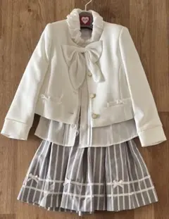 【入学式】フォーマルドレスセット　120cm