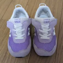 New Balance 515 紫色 ベビーシューズ