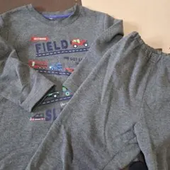 キッズ　パジャマ上下セット　120 裏起毛