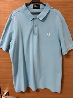 FRED PERRY ポロシャツ XL ライトブルー