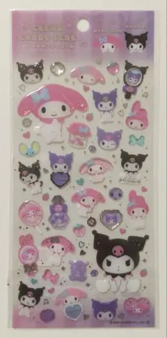 【正規品】クリアキャンディシール　マイメロ　クロミ