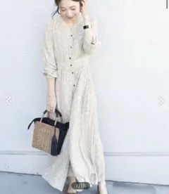 ◇SLOBE IENA スローブイエナ マルチフラワープリントロングワンピース 