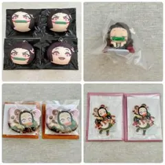 鬼滅の刃 禰豆子 おまんじゅう おねむたん 実りの秋まつり アクスタ 缶バッジ