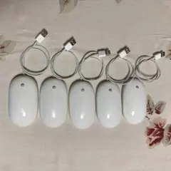 4) Apple Mighty Mouse 2005年モデル　5個セット