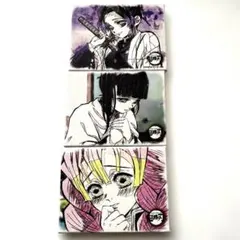 【3枚セット】鬼滅の刃 絵巻キャンバスミニパネル しのぶ カナヲ 蜜璃