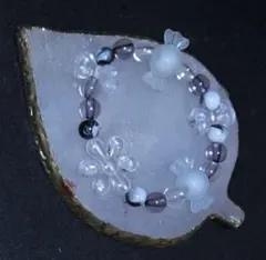 【ハンドメイド】ブレスレット 白黒