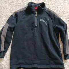 PUMA ハーフジップ トレーナー 130cm ネイビー