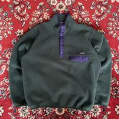 90s patagonia シンチラ　スナップT アメリカ製　ハンターグリーン