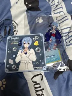 極楽湯　星街すいせい　グッズまとめ ホロライブ・ときのそら、星街すいせいたちが浴衣&バスタオル姿
