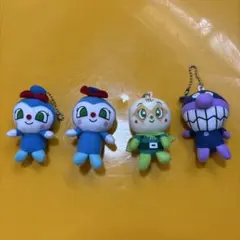 バイキンマン、コキンちゃん、メロンパンナちゃんキーホルダー