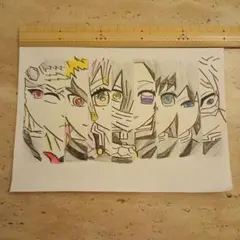 手描きキャラクターイラスト 鬼滅