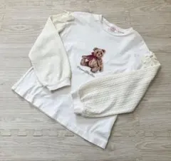 【美品】メゾピアノ　長袖カットソー　140