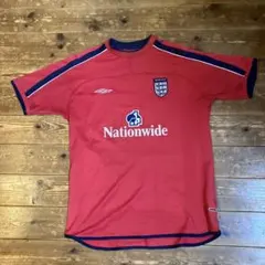 アンブロ サッカーシャツ　フットボール 赤 メンズ 00s y2k あーかいぶ アンブロ サッカーシャツ フットボール 赤 メンズ 00s y2k アーカイブ