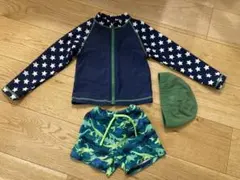男の子用水着セット（星柄・恐竜柄）　ラッシュガード