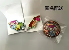 ナルミヤキャラクターズ 刺繍缶バッチ ラバークリップ