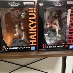 ハイキュー一番くじ　フィギュア　日向翔陽/孤爪研磨