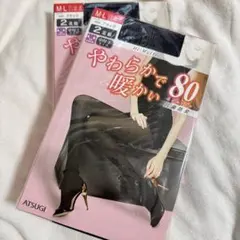 アツギ ATSUGI やわらかで暖かい 80デニール