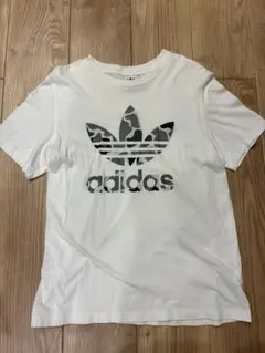 adidas カモフラージュロゴ Tシャツ