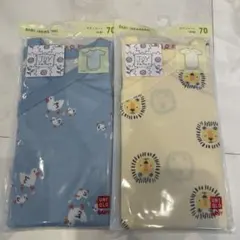 UNIQLO ベビー ロンパース 2枚セット 70