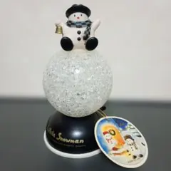 値下げ中✨ヴィンテージ美品❤️新品未使用1990年当時物ホワイトスノーマン 置物