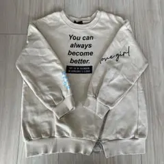 JENNI LOVE トレーナー 140 ベージュ