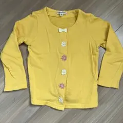any FAM 女の子カーディガン　春　黄色110cm