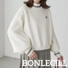 BONLECILL ボンルシールJAMMINコラボ 裏起毛クロップドトレーナー