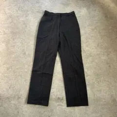 【高品質】スラックス 綿100% チャコールグレー 裏地付 滑らか メンズ