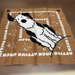 【新品】　ATTIVO ROCK 犬デザイン ハンカチ