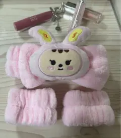 ヘアバンド　ターバン　アームバンド　ジョンハン　ジョントラム　ぬいぐるみキーホル