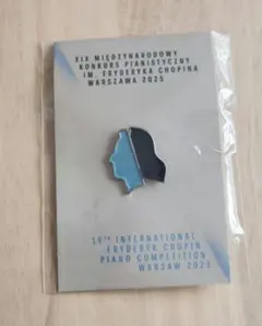 万博ポーランドショパンピンバッジ新品