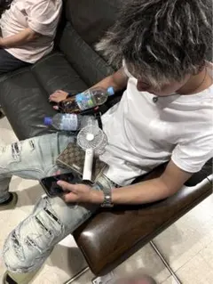 UKスキニー ダメージmnml purple amiri風 イメージ画像