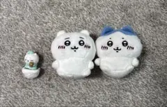 ちいかわ　お座りぬいぐるみ　ガチャガチャ　ハチワレ　2個セット