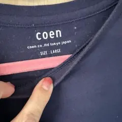 coen ノースリーブ ネイビー LARGEのサムネイル