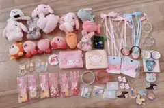 カービィ・うさぎ・クマのぬいぐるみとアクセサリーセット