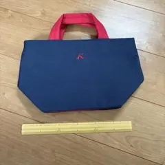 Kitamura キタムラ 保冷トートバッグ ネイビー×レッド　未使用のサムネイル