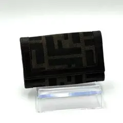 フェンディ FENDI ズッカ柄 6連キーケース ブラウン ブラックのサムネイル