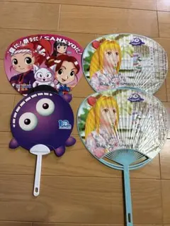 SANKYO 大夏祭り海物語 うちわ 4枚セットのサムネイル