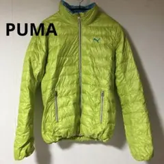 Puma ライムグリーン ダウンジャケット Lのサムネイル