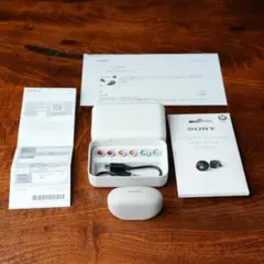 【美品】ソニー SONY WF-1000XM5 シルバー 新品イヤーピース付属