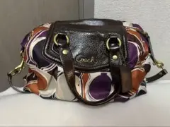 Coach マルチカラー ハンドバッグ 日本未発売　ショルダーバッグ2way
